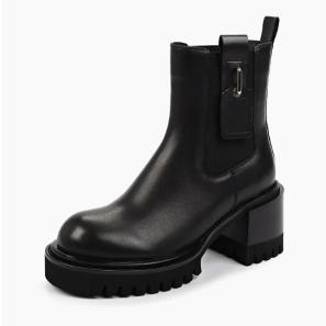 Mid-Heel Platform Boots for Women