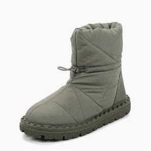 Green Waterproof Ankle Boots for Women