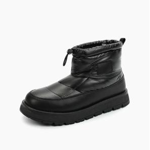 Black Waterproof Low Boots for Women