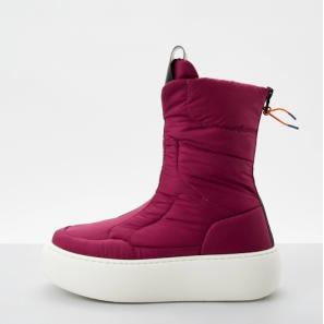 Rose-red Snow Boots for Women