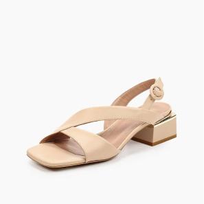 Elegant Wide Heel Women Sandal