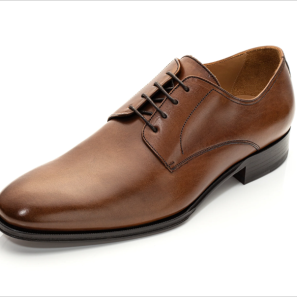 Classic Brown Leather Men Dress Shoes