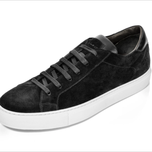 Black Suede Men Casual Sneaker