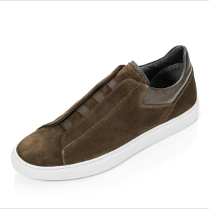 Light Weigth Brown Suede Men Sneaker