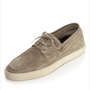 Beige Suede Men Slip-on Sneaker