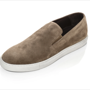 Brown Suede Leather Slip-on for Men