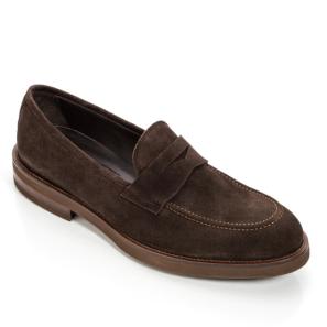 Brown Suede Loafers for Men