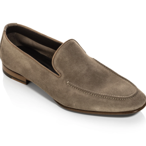 Brown Suede Men's Slip-on Loafer