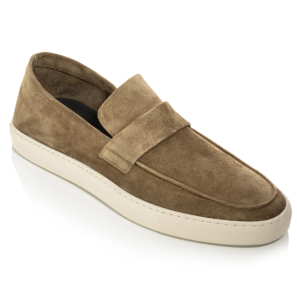 Brown Suede Casual Loafers for Men