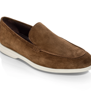 Brown Suede Men Casual Loafers