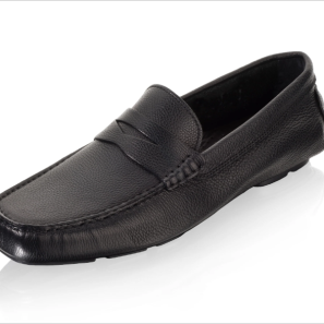 Black Soft Leather Mocassion for Men