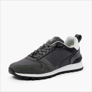 Grey Suede Men's Casual Sneaker