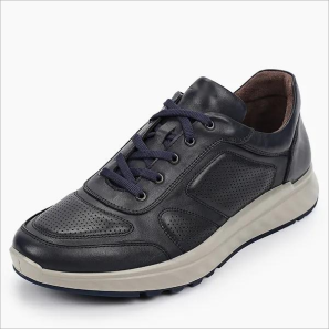 Black Cow Leather Men's Casual Shoes