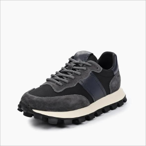 Grey Suede Runny Shoes for Men