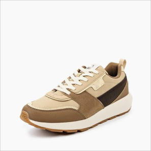 Brown runner-tech sneakers for Men