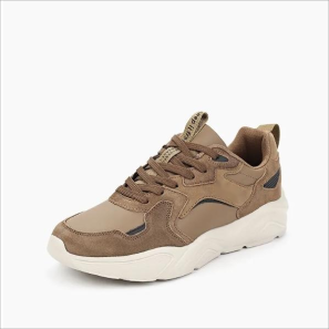 Brown Suede leather Sneakers for Men