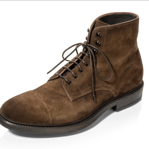 Brown Suede Leather Men's Ankle Boots