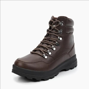 Brown Leather Men's Hiking Boots