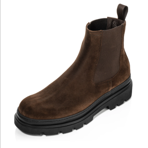 Brown Suede Chelsea Boots for Men