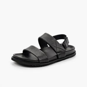 Black Leather Best Men's Sandals