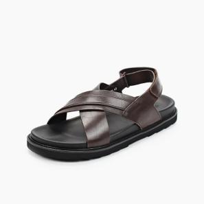 Brown Leather Mens Sandals Wholesale