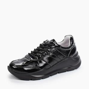 Black Shiny Leather Shoes for Kids