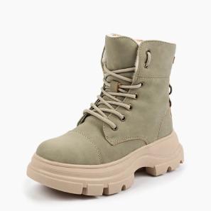 Green Suede Water-resistant Boot for Kids'