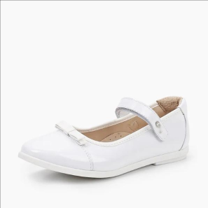 White Patent Girls' Mary Jane Shoes