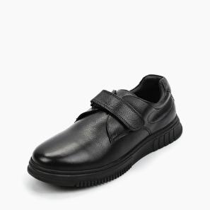 Kids' Leather Riptape School Shoes