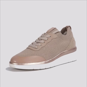 Dusty Pink Light Weight Suede Mesh Women Sport Shoe