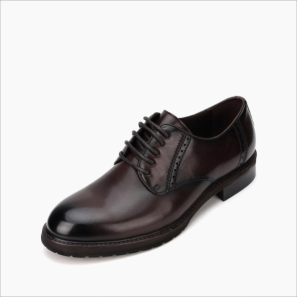 Dark Brown Leather Mens Shoes Brogue