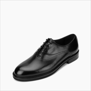 Trendy Black Leather Men Dress Shoes